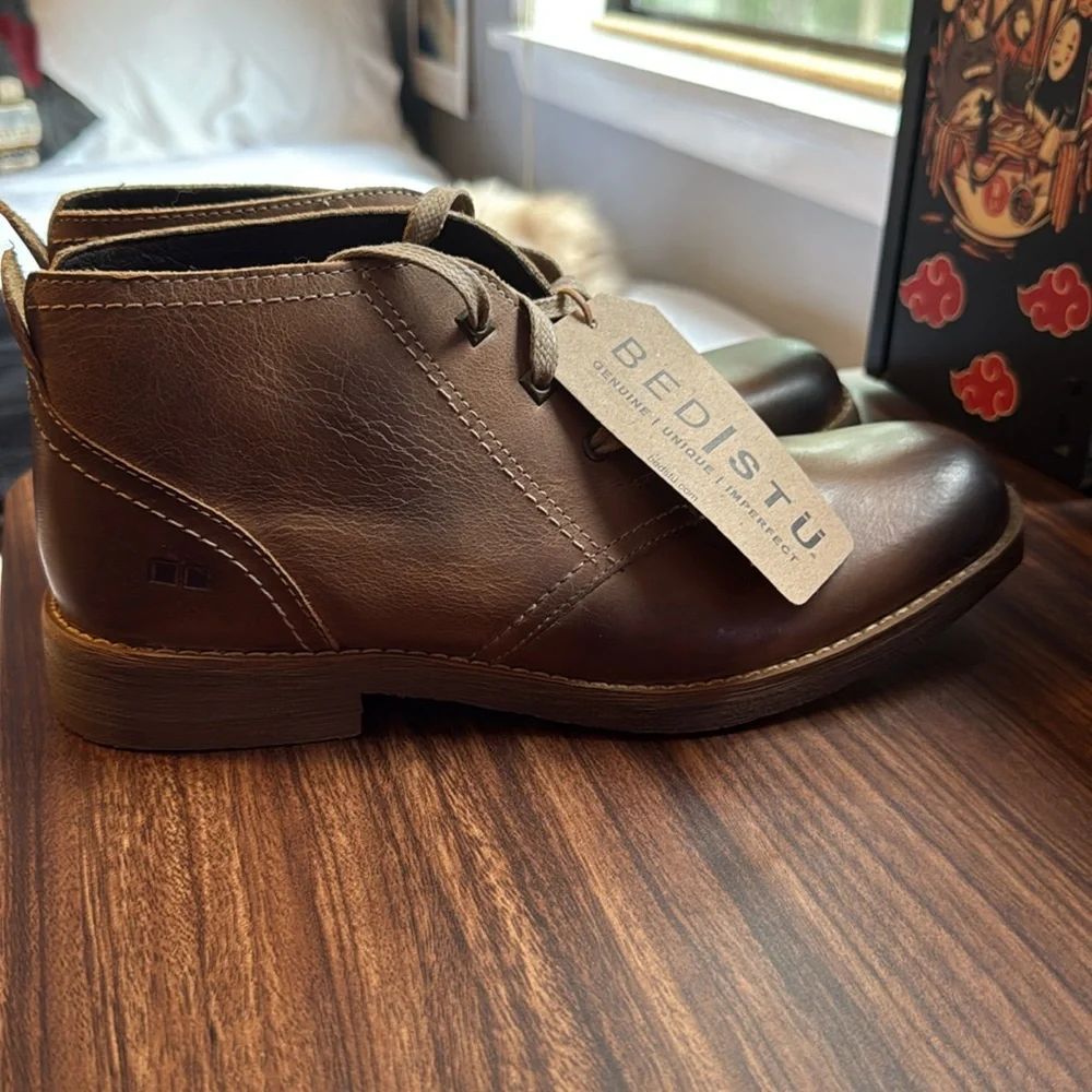 BED|STU Mens Brown Chukka Boots - 8 - NWT - Picture 2 of 11